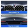 1pcs 82mm ABS 2 3 Hole Car Bonnet Hood Front Rear Trunk Badge Logo Emblem Sticker for BMW E87 E46 E28 E60 G20 G03 G05 F10 E93