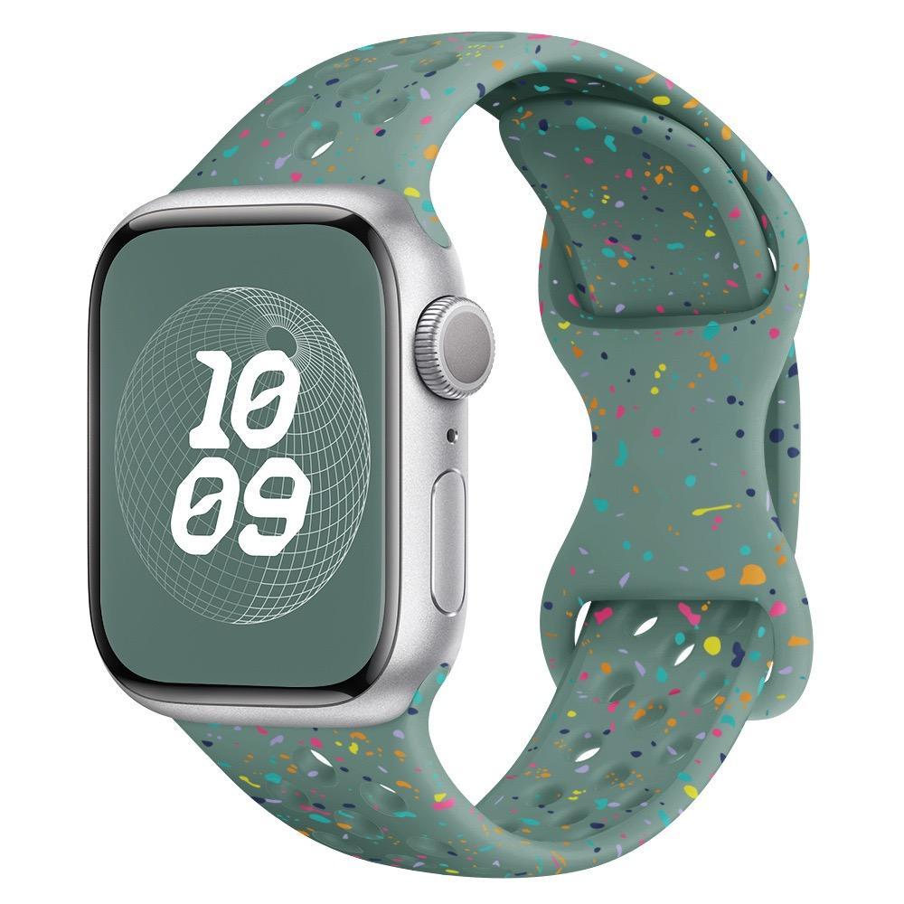 Original Silicone Strap For Apple Watch Band 46mm 44mm 45mm 40mm 41mm 38mm 42mm Correa Breathable iWatch Series11 10 9 8 SE3 7 6 Ultra 2 49mm