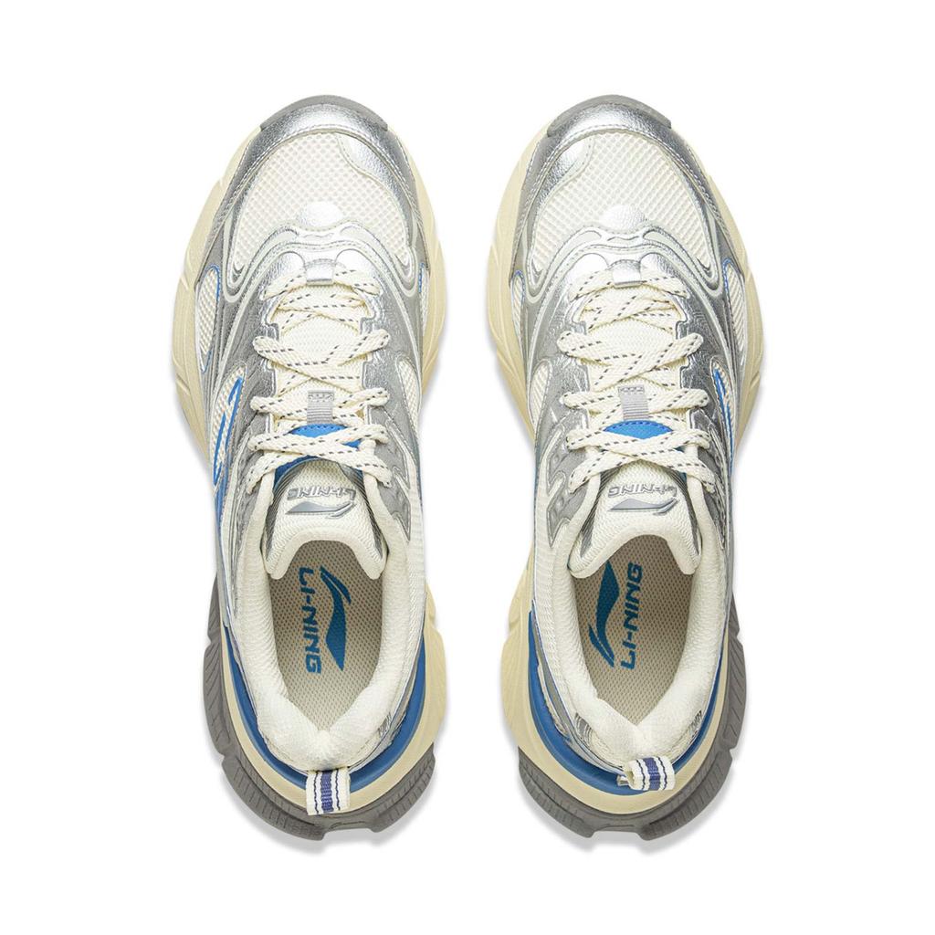 Li Ning Starry Y2K Modă Retro Moale Versatilă cu Înălțime Mărită Absorbție a Șocurilor Antiderapantă Respirabilă Pantofi de Tată cu Top Jos Bărbați sneaker AGCV109-4