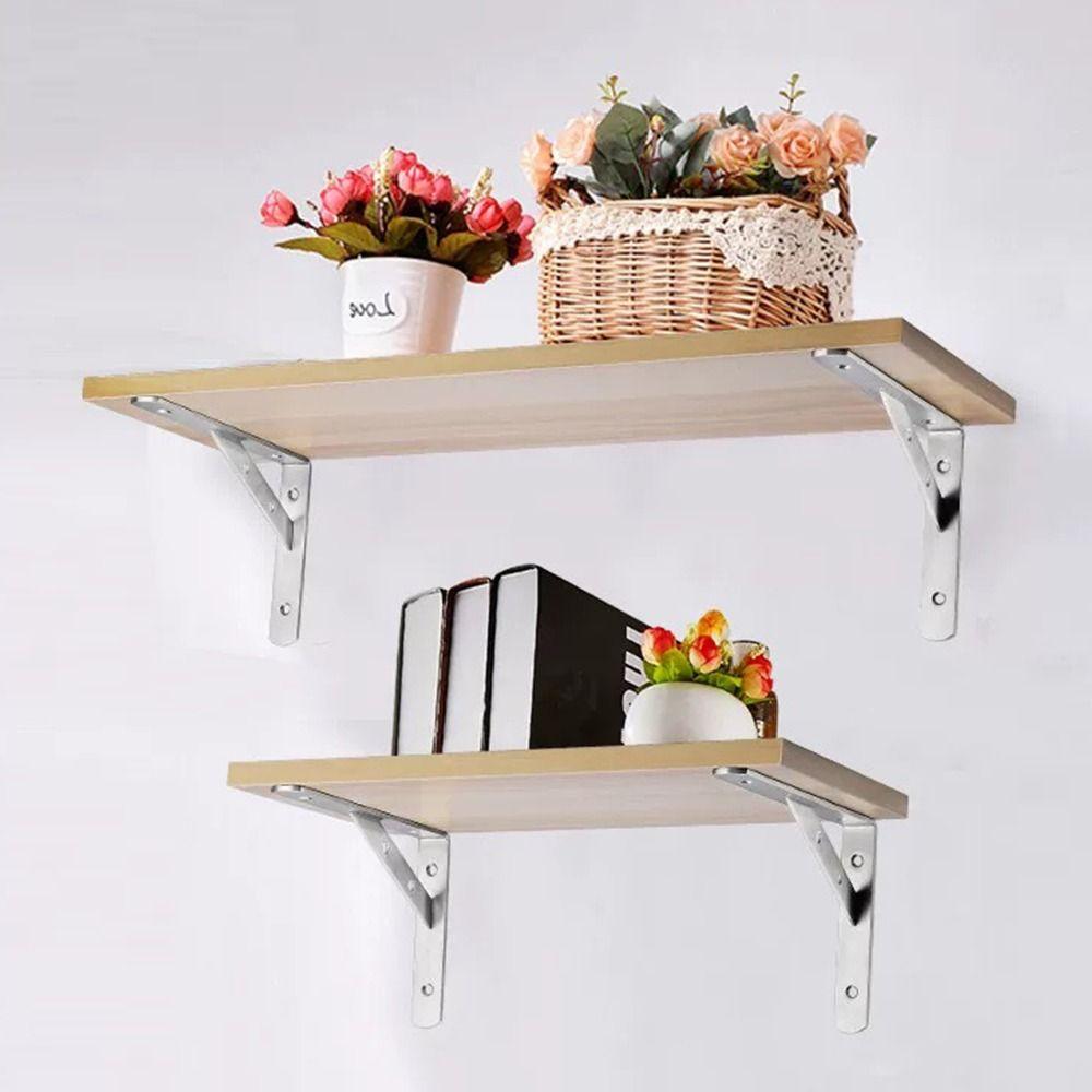 Right Angle Shelf Bracket Heavy Duty Triangle Shelf New Home Bookshelf Bracket