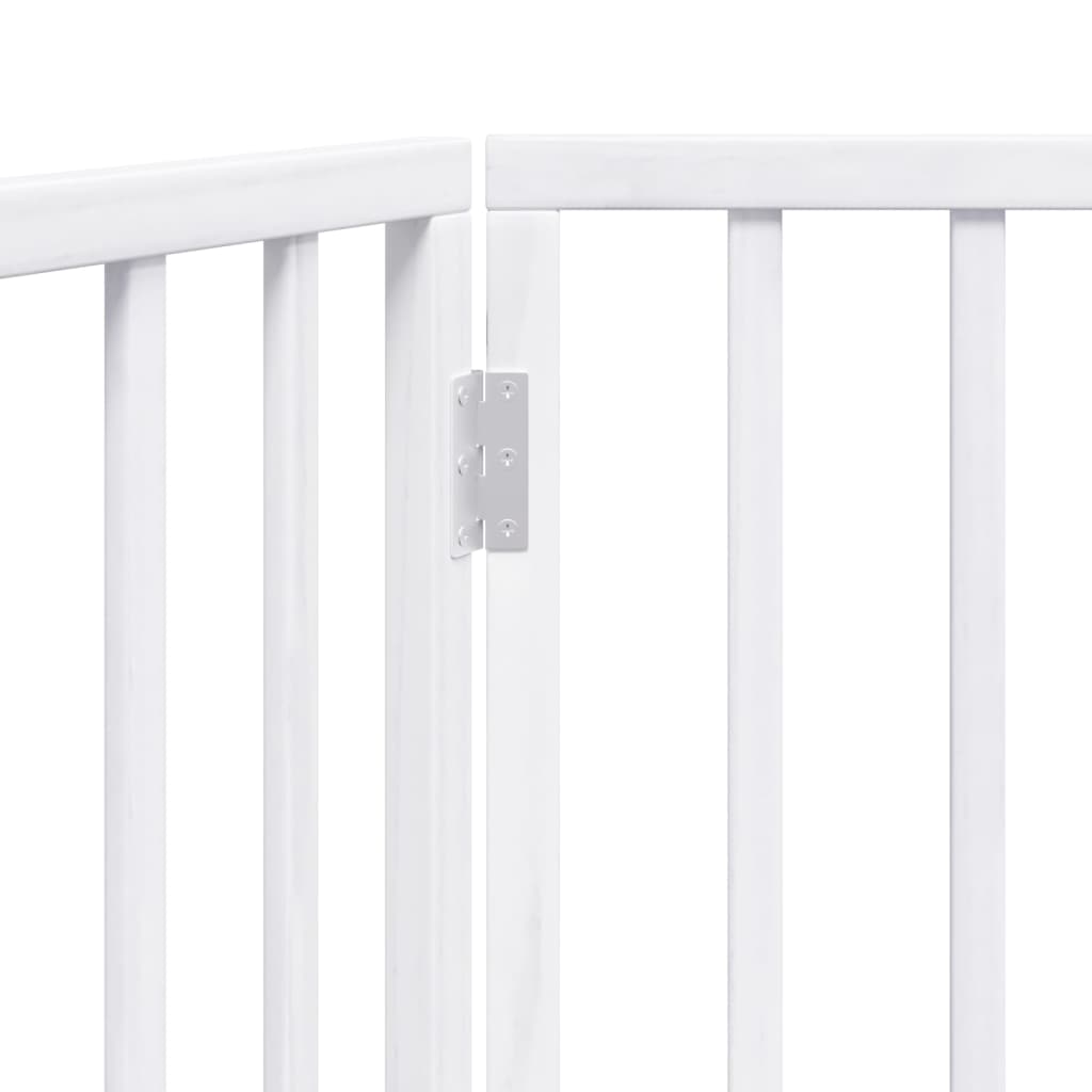 Vidaxl Foldable Pet Safety Gate, 2 Panels, White, 160Cm