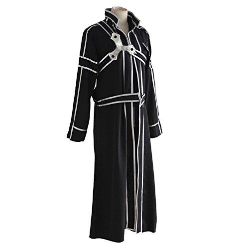 Cosline Sword Art Online Kirito 6-Piece Cosplay Costume (Size M)