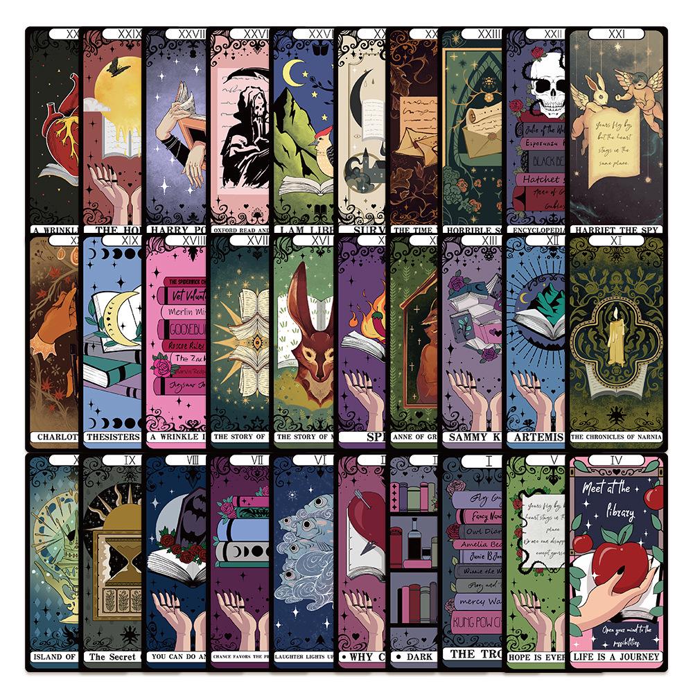 Creative Bookmark Set: 30 Sheet Student Reading Essentials with Paper Clip Page Markers