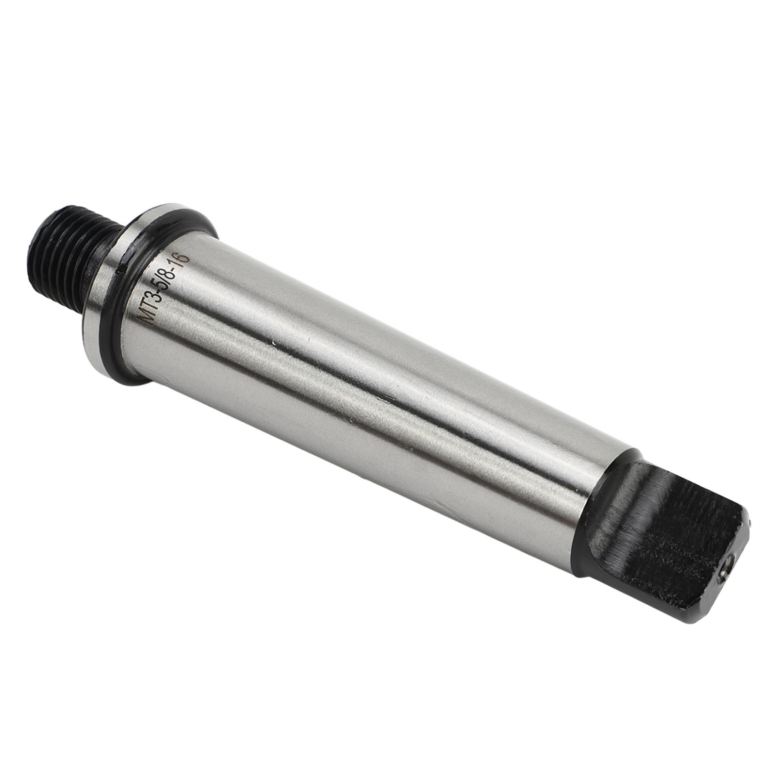 

Threaded Drill Chuck Arbor Manganese Steel Morse Taper MT3 Adapter 3MT Shank 5 8in Thread 16mm Length for Milling