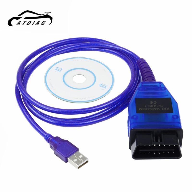 VAG 409 /409.1 KKL With FTDI FT232RL Chip OBD 2 OBD2 Car Diagnostic Interface Cable with USB Interface Auto Scanner Tool Code Readers 4
