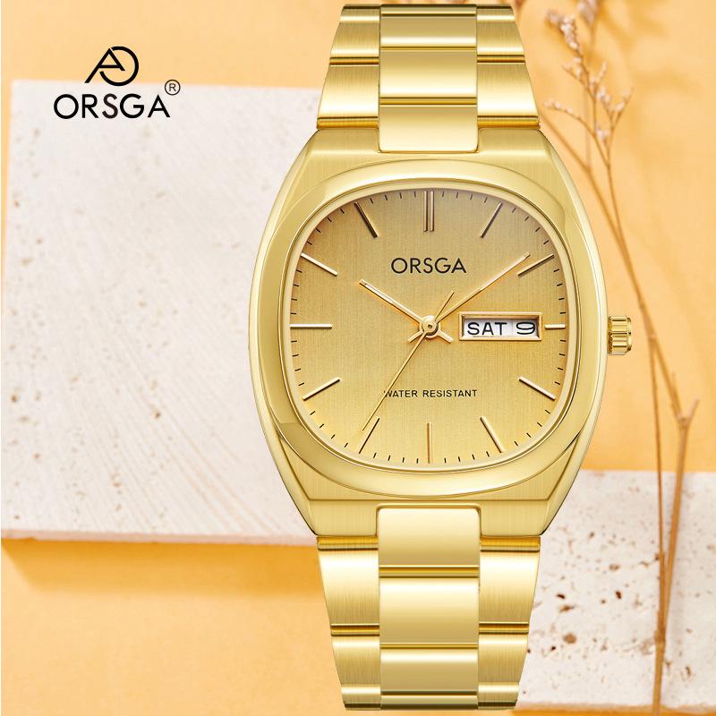 Elegant Women Wristwatch Waterproof Luminous Calendar Ladies Watch Square Stainless Steel Quartz Women's Watches Female