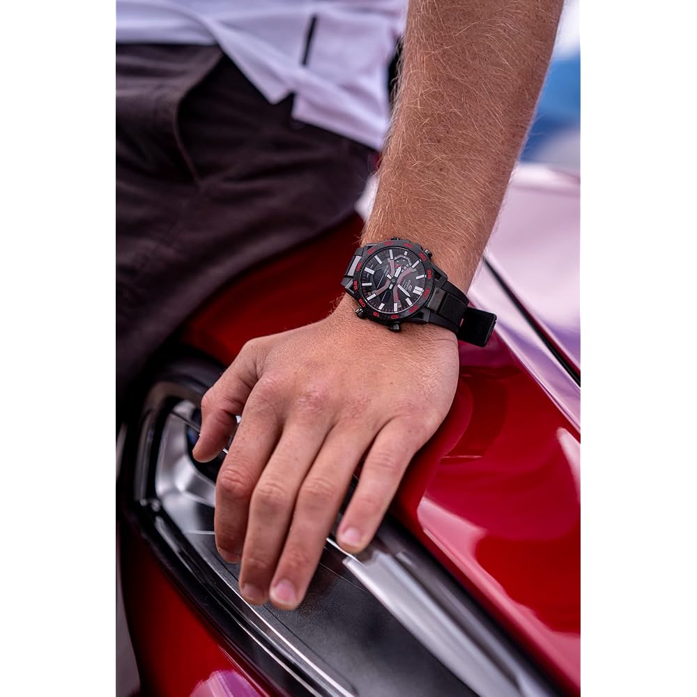 Casio Edifice Solar Bluetooth Watch ECB-2000YPB-1AJF Men's Black Stainless Steel 200m Water Resistant