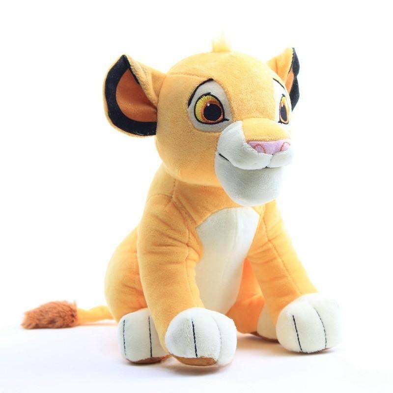 Yellow Cute Brown Lion Cartoon Plush Toy Doll For Children Gift Companion