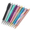 9Pcs Ball Point Pen Black Refill Glitter Style Pocket Clip Metal Tip Smoothing Writing Pens for Shcool Office Business