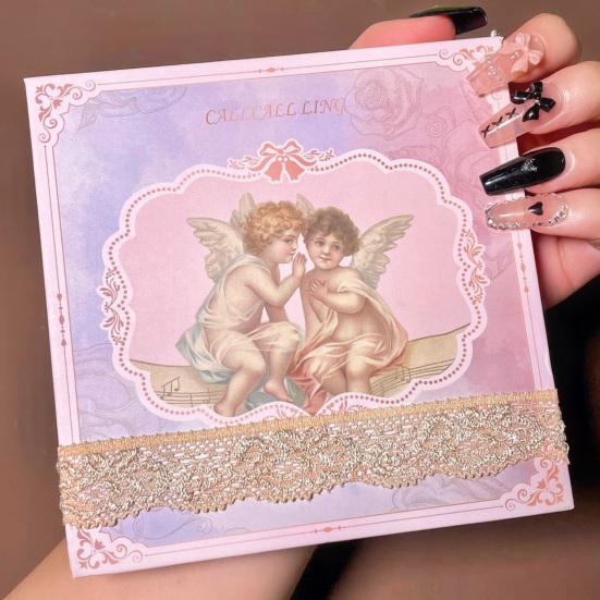 Relief Angel Eye Shadow Blush Highlights Palette Smooth Texture Delicate Blend Radiant Makeup for On-the-go