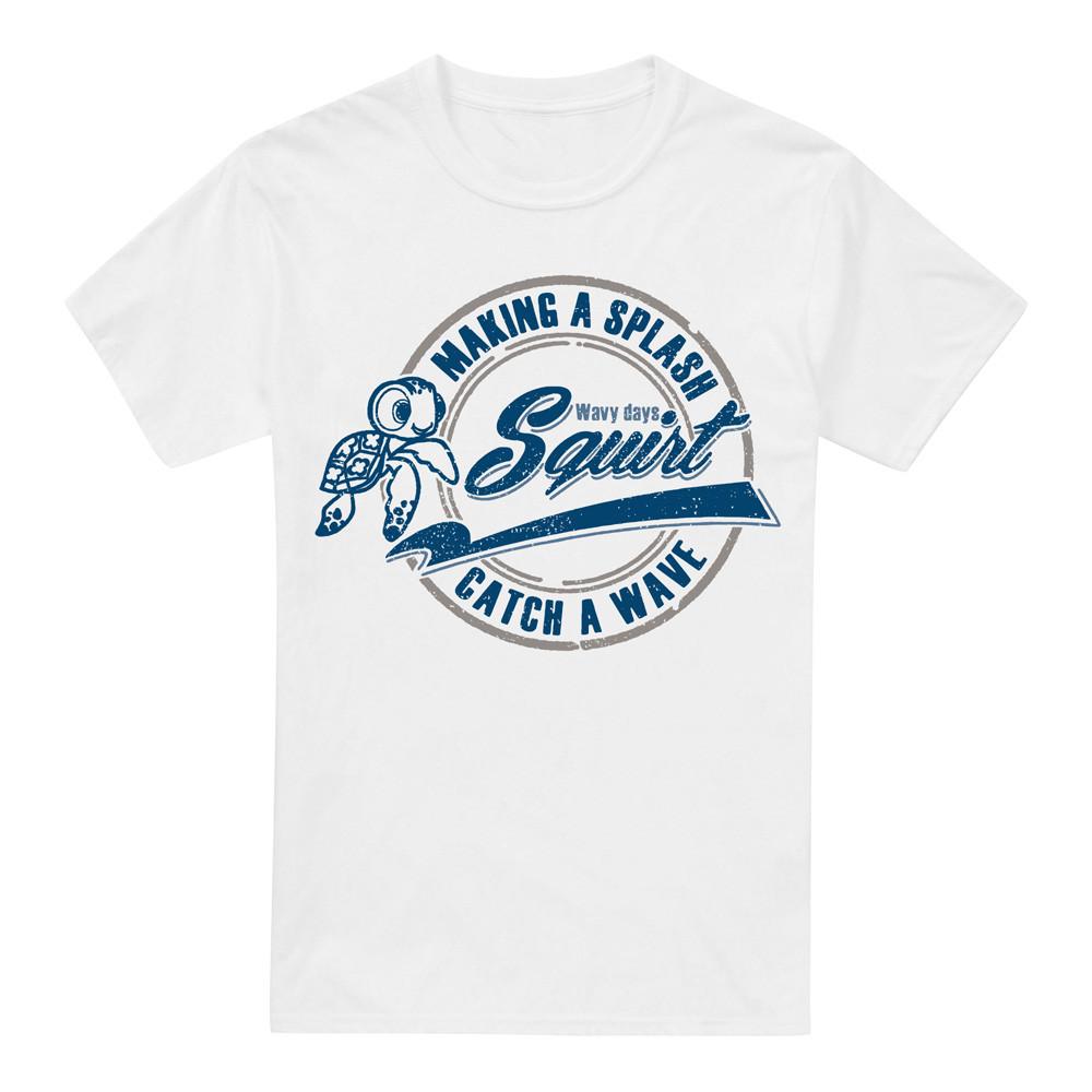 Finding Nemo Squirt Catch a Wave T-Shirt White XXXL