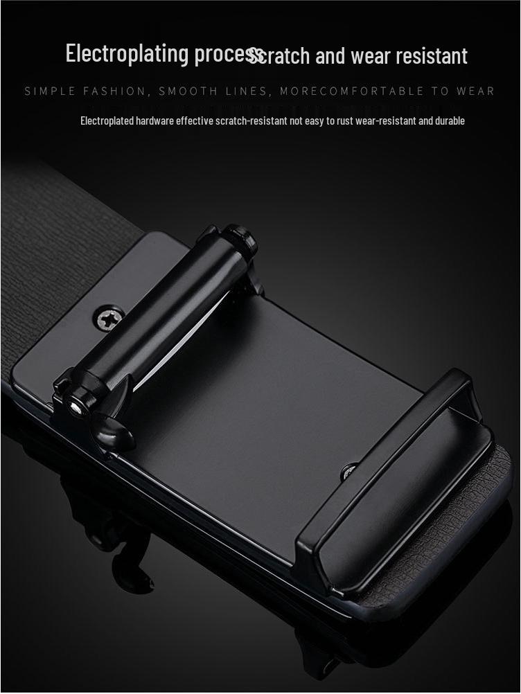 Kejsare Paul Herrars Mångsidiga Bälte i Nötskinn med Automatiskt Spänne