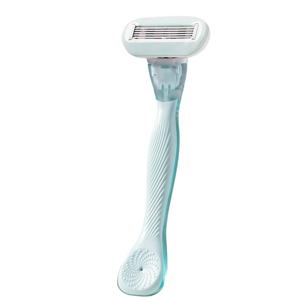 Manual Lady Shaver 5-Blades Epilator Durable Women Razor Private Body