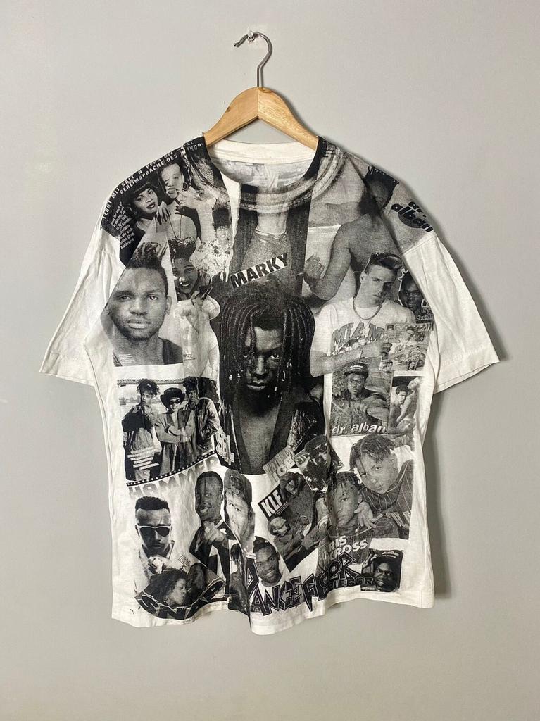 Rare Kris Kross Dr Alban Rap Photo Tee All Over zPrint Unisex T-Shirt
