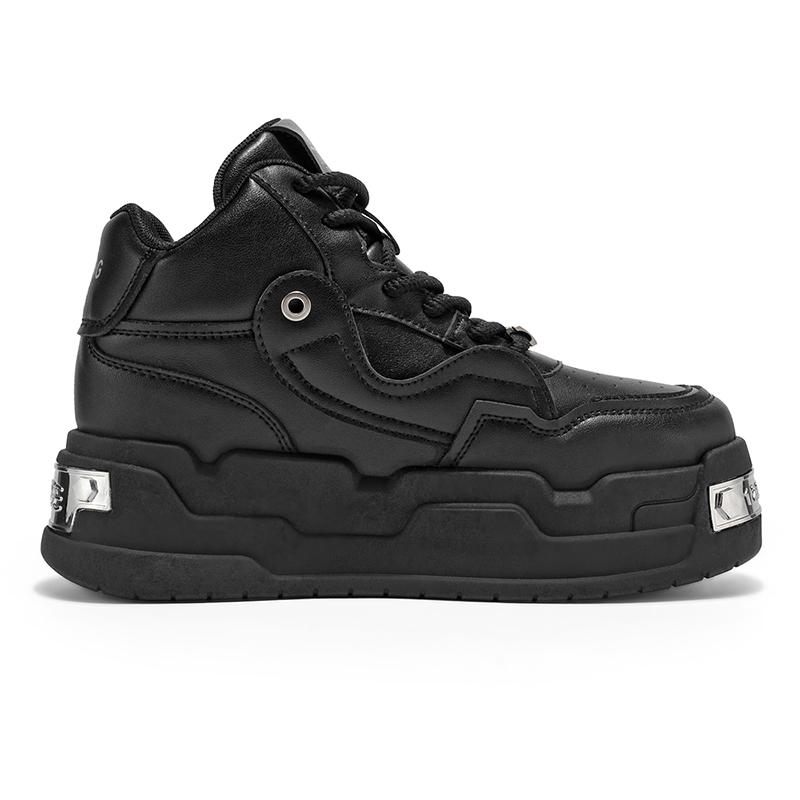 Klobiger Sneaker Herren Designer Weiche Sohle Board Schuhe Mode Lässig Leder Stoff Atmungsaktiv Höhe Erhöht Plateau Sportschuhe