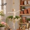 Hanging Planter Ballet Dancer Planter Decorative Flower Pot for Indoor Outdoor Garden Cute Space-saving Plant Hanger Succulents Spider Plant,