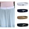 Snap Fastener Waist Belt Dance Dress Cincher Belt Women Men Pants Jeans Belt