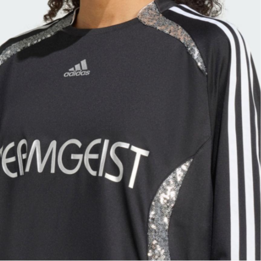 adidas Adilenium Wygodna Wszechstronna Modna Koszulka Piłkarska z Krótkim Rękawem Damskie topy KE9792
