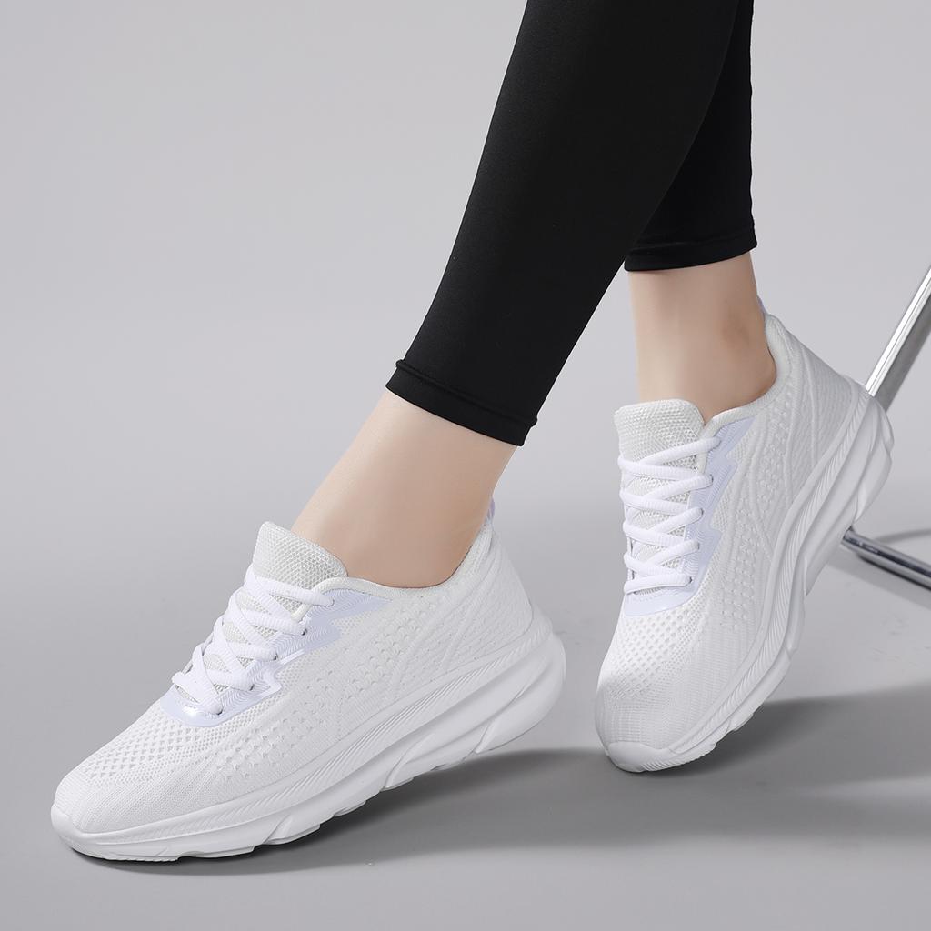 TUINANLE Spring Women Sneakers Breathable Mesh Sports Shoes Outdoor Walking Soft Sole Driving Shoes Men