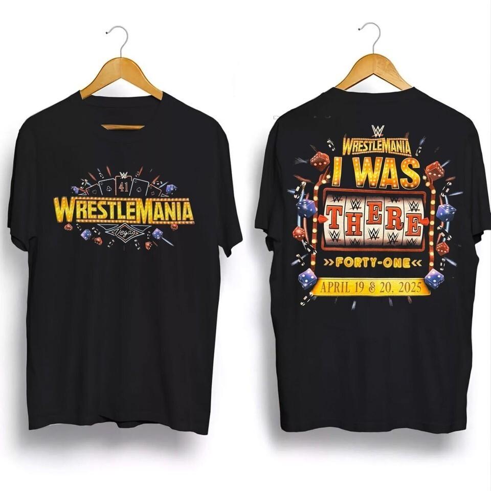 I WAS THERE LOGO T-SHIRT SUPERSTORE LAS VEGAS WRESTLEMANIA 41 Unisex T-Shirt