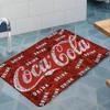 C-COCA Logo C-COLAS Hallway Carpet Retro Multiple Choice Living Room Kitchen Rug Non-Slip Welcome Rug