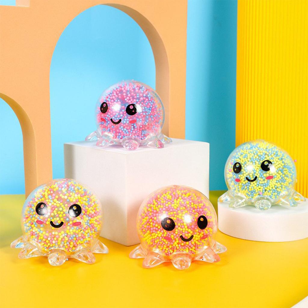 Rot Cute Stress Colorful Bead Filled Toys Soft Rubber Toys For Anxiety & Kids' Party Skateboard