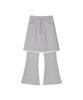 VIDEO JOCKEY Dot Skirt Pants [Melange Gray]