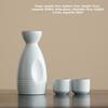 Japanese Style Ceramic Sake Pot Cups Set Decoration Drinkware Crafts Traditional for Cabinet Kitchen Tea Party Drawer Cupboard