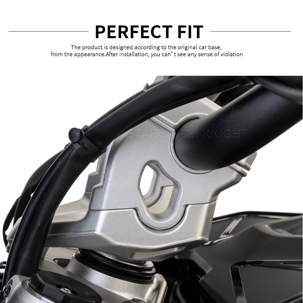 Motorcycle Handlebar Riser Drag Handle Bar Clamp Extend Adapter For BMW R1300GS R 1300 GS 2024-