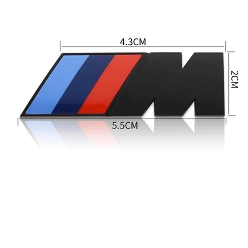 ZWVP7 Car Sticker Rear Trunk Decoration 3D ABS M Emblem Sticker Full Decorative Car Body Exterior Modification Kit For BMW M3 M5 X6 X2