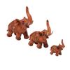 3 st Elefantfigurer Livliga Utsökta Detaljer Elefant Harts Ornament för Hem Kontor Kaféer