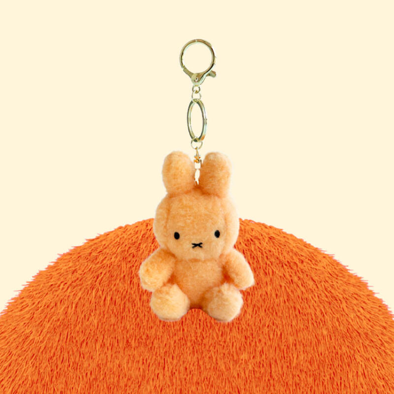[Miffy] Miffy SITTING Creamy Keychain - Orange Single product