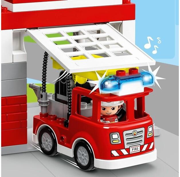 LEGO DUPLO 10970 Fire Station and Helicopter with Sound