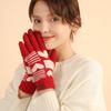 New Festival Festive Life Red Gloves Winter Warm Gloves Gloves Outdoor Riding Padded Gloves