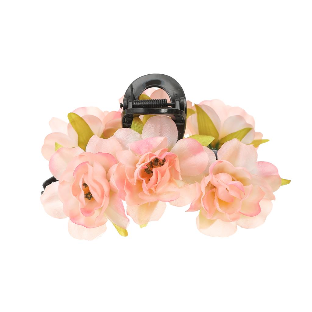 AWAYTR Julie Rose Blumen Haarspangen Floral Haarspangen Krabbe Für Frauen Mädchen Geschenk Haaraccessoires Valentinstag Kopfschmuck