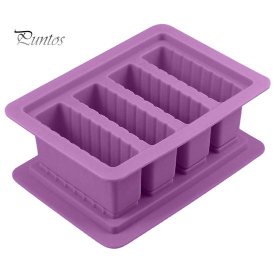 

Силиконовая форма для масла с крышкой, пищевая антипригарная форма для шоколада, свечей, торта с травяным маслом, большая полость, многоразовая коробка для хранения фиолетовый