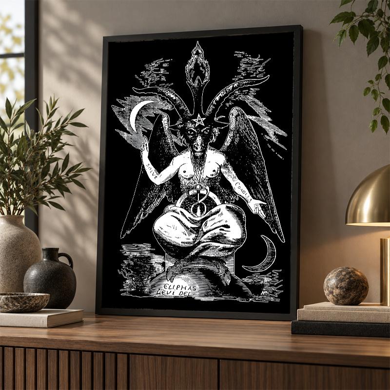 Baphomet Diamond Painting Kit 5D Full Drill DIY Diamond Mosaic Wall Art Home Decor