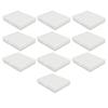 10 Sets Bobbins 36 Compartments Light Weight Clear Transparent Plastic Bobbins with Case for Sewing Machine