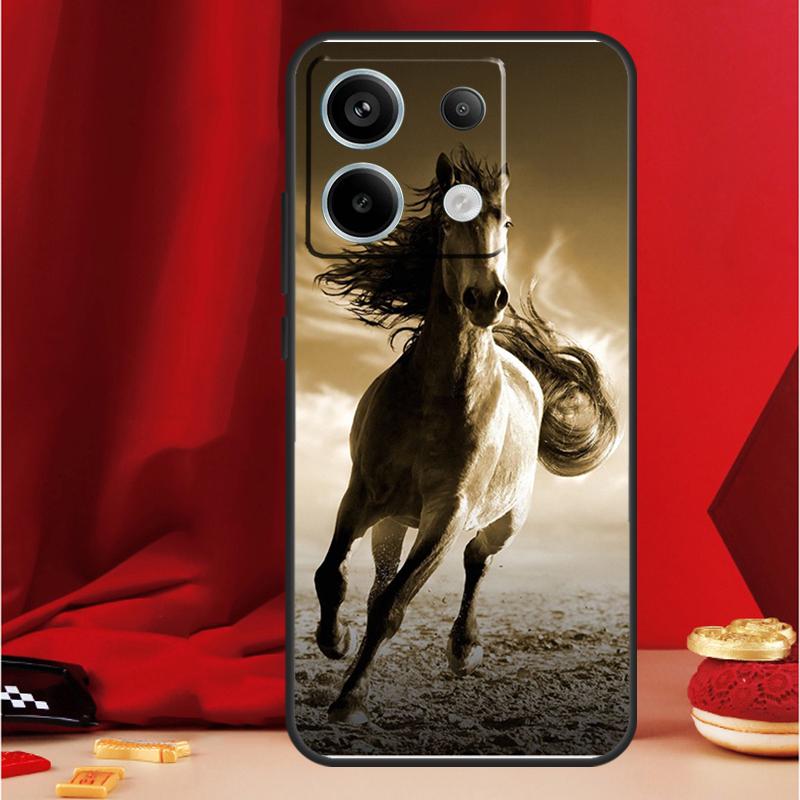 Horses Running Case For Xiaomi Redmi Note 14 Pro 13 12 11 10 15 Pro Plus Redmi 15 14C 13C 10C 12C 15C Funda