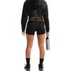 Nike Pro Letter Logo Elastic Mid Waist Slim Fit Cycling Shorts Women Shorts Black IQ1037-010