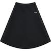 New Casual Long Skirt Women's Pitch Black F11W338312F-BK