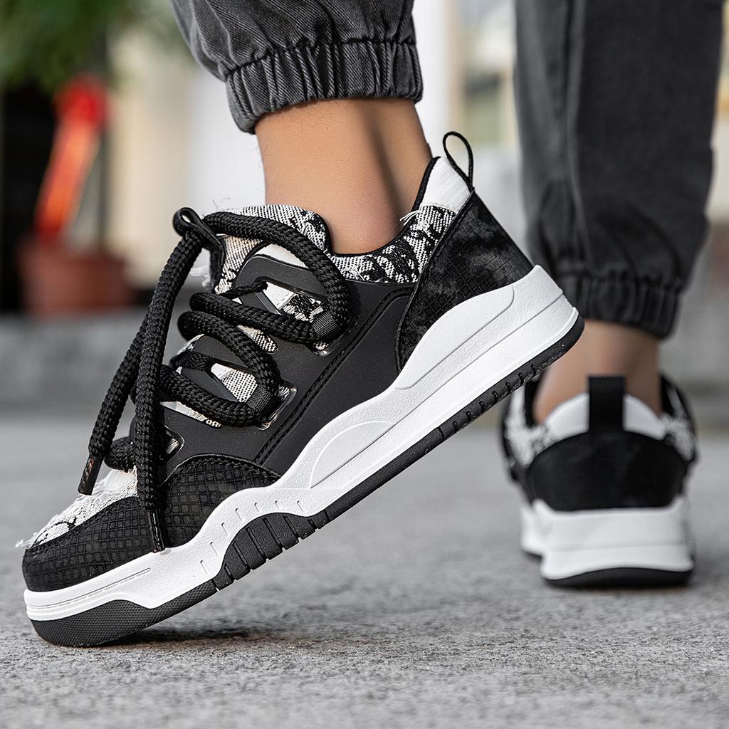 Women’s Sneakers Rugby Running Basketball Tennis Badminton Shoes Casual Outdoor School Student Shoes Couple Men Lightweight Sneakers Plus Size 36-47