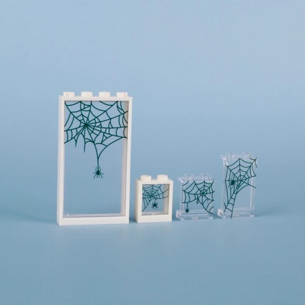 Winter City View Merry Christmas Decoration Flower Wreath Building Blocks House Home Santa Claus Figures Snow Window Bricks Toys