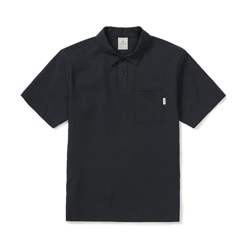 [Snowpeak] Minute Short-Sleeve Polo T-shirt Dark Navy (S25MMFPS72)