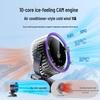 New High-Speed Clip-On Fan: 100 Gears, Digital Display, Wall-Mountable, Rechargeable for Home or Office Use