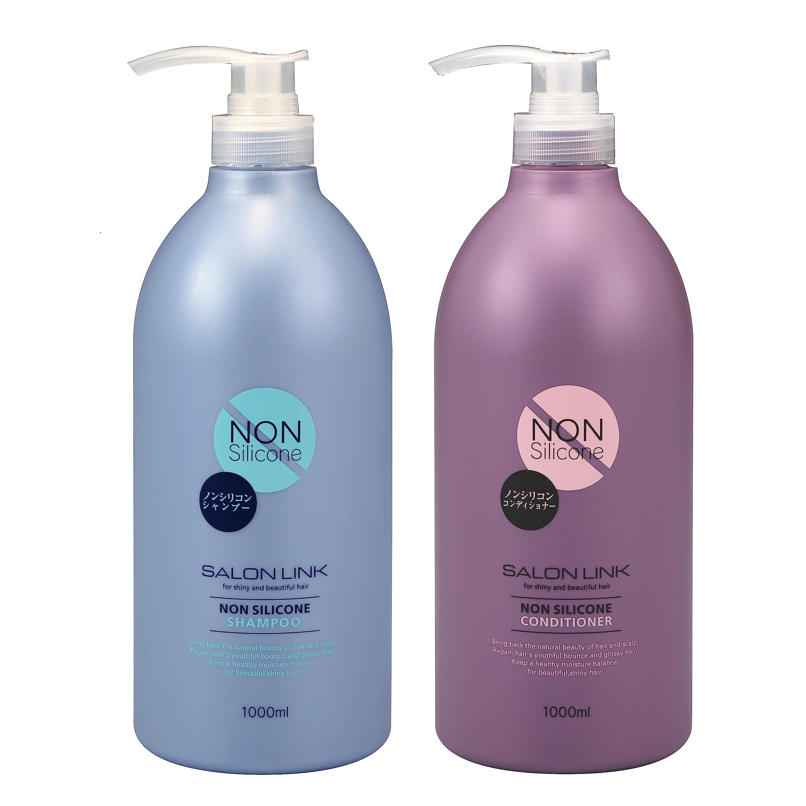 

Salon Link Silicone-free Shampoo 1000ml + Conditioner 1000nl