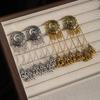 Bohemian Long Chain Fringed Earrings Retro Ethnic Style Ancient Gold And Silver Earrings Earrings Bird Cage Bell Earrings