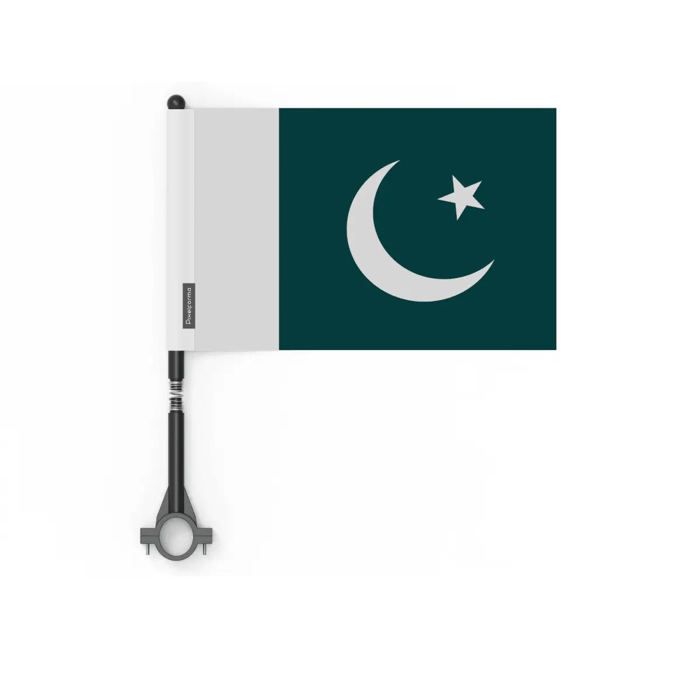 Drapeau - Pakistan - 10 Pièces - 14 X 21 Cm - Polyester - Impression Recto/verso