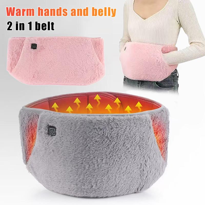 Usb Powered Heating Waist Belt, Heating Pad With Hand Pockets, Electric Heated Waist Belt For Period Cramps Body Joints Pain