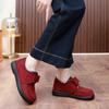 Women's Winter Thickened Fleece Lined Casual Snow Boots Comfortable Cotton Shoes Mom Shoes Warm Flat Cosy Footwear for Daily Use
